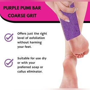 NWT 2Pack Mr. Pumice Purple Pumi Bar
